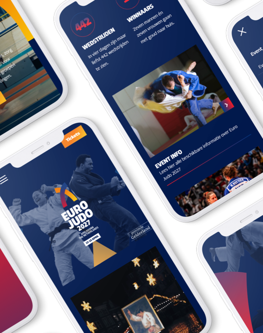(Digitale) uitingen voor het EK Judo