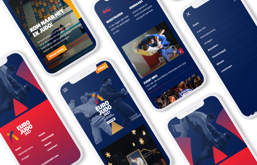 (Digitale) uitingen voor het EK Judo